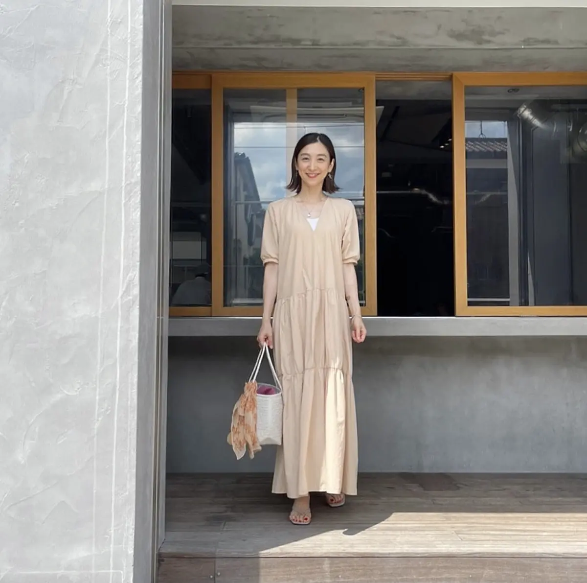 COSティアードワンピで、魅惑の桃パフェの画像_1