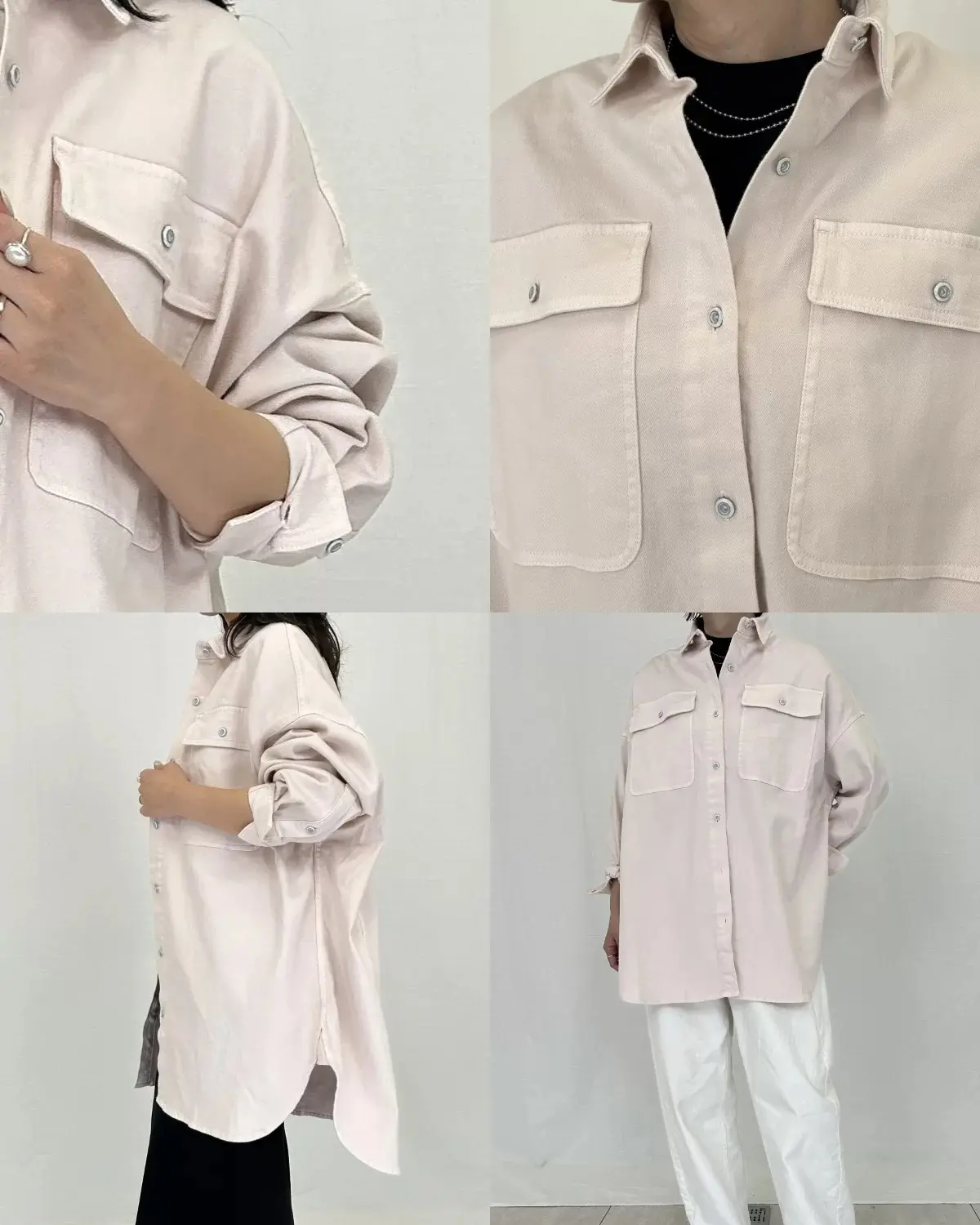 Tシャツにも合う！50代大人の羽織り「Hの画像_5