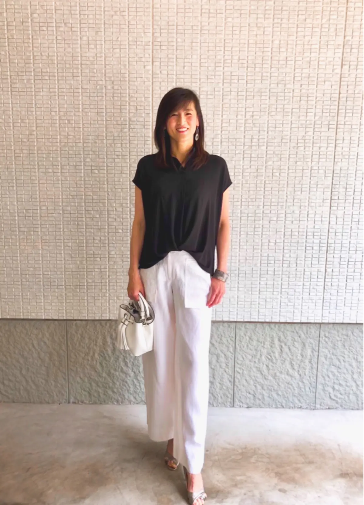 スタメンとろみトップスで細見え確約！の画像_1