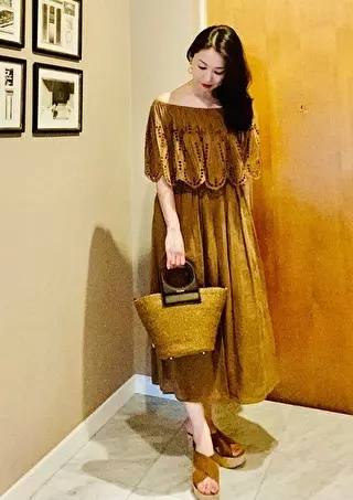 ブラウンコーデ