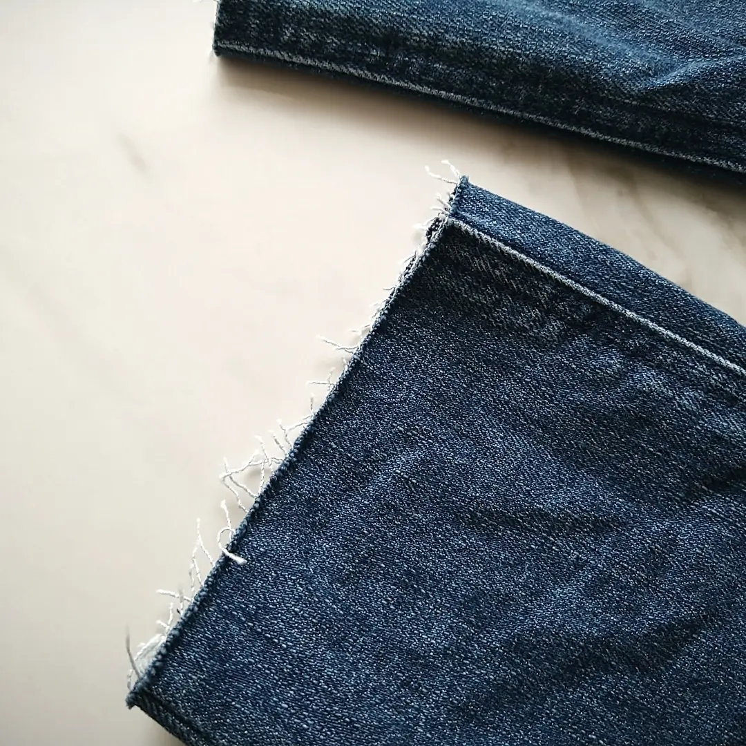 ヤヌークのデニムRUTHをカット