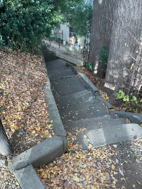 富士見櫓跡の階段