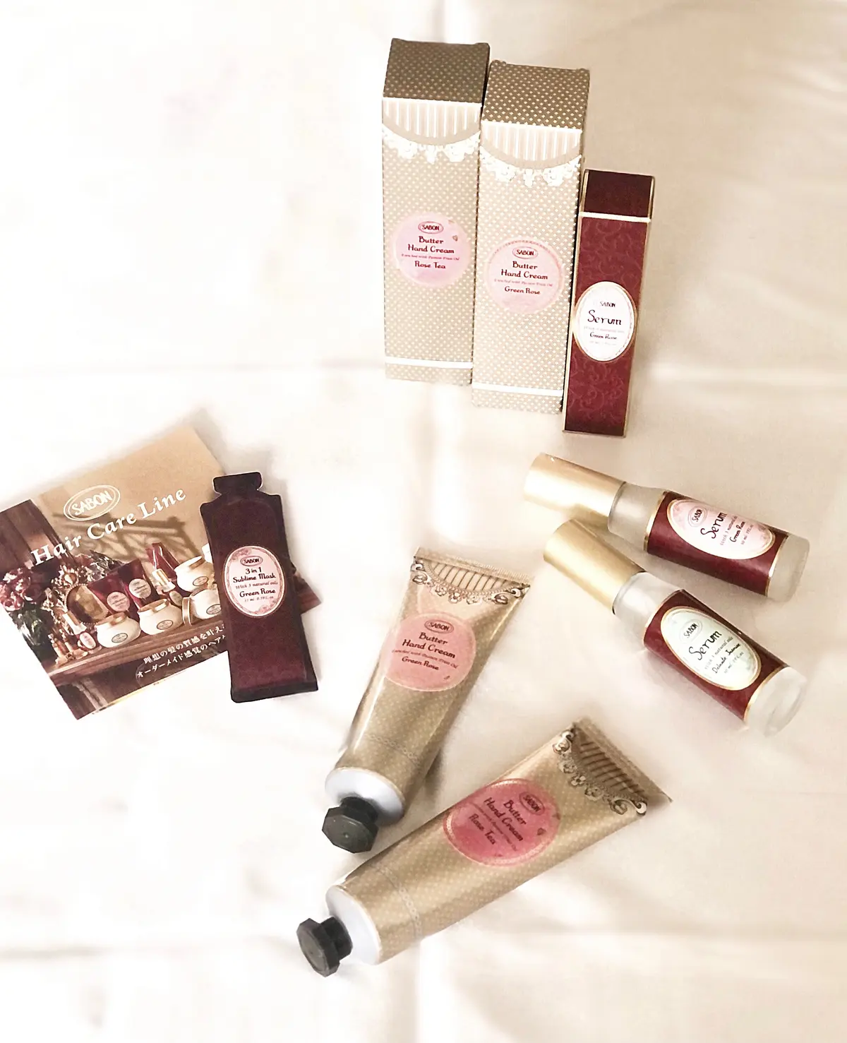 SABONのハンドクリーム＆ヘアオイル