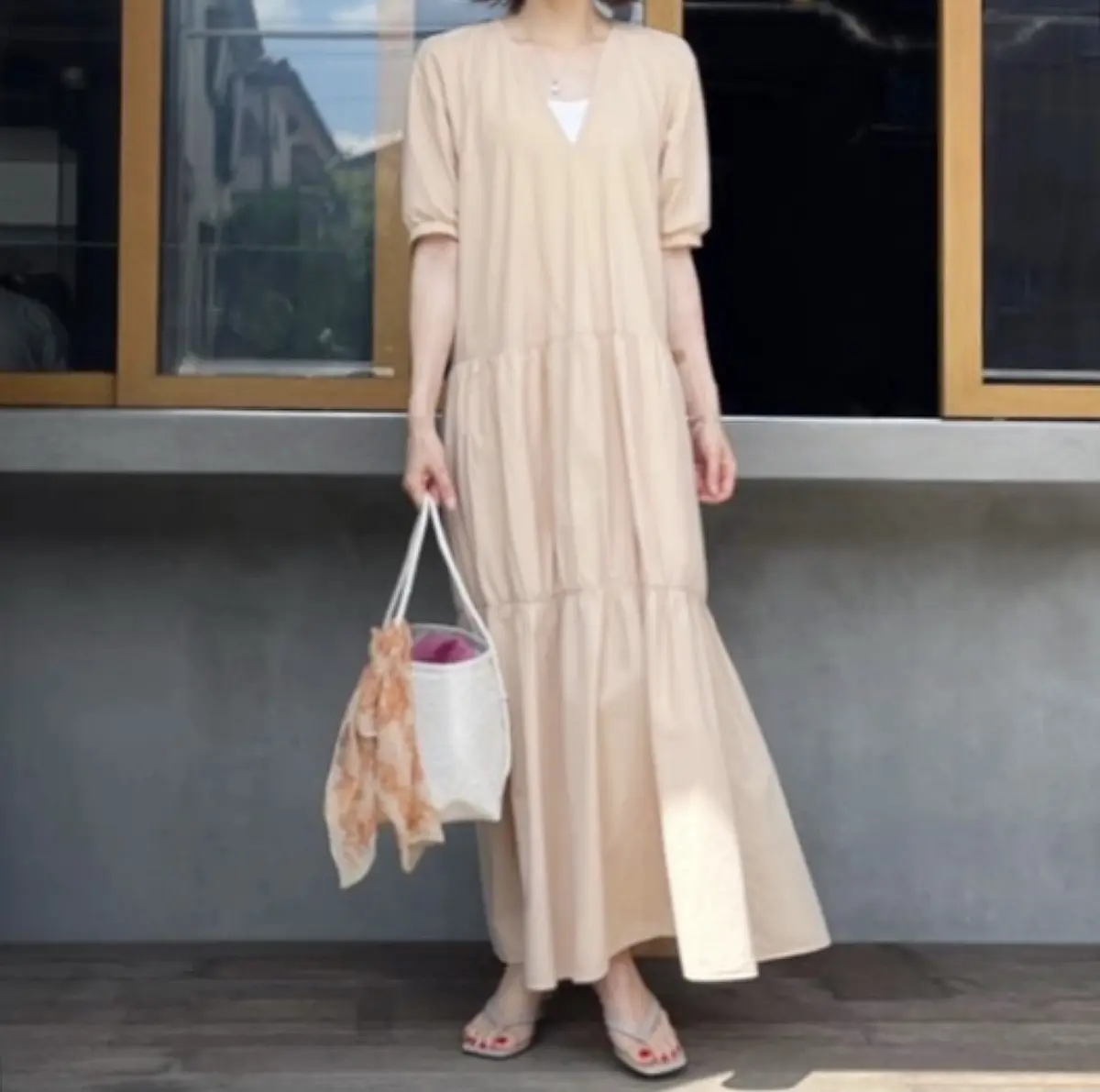 COSティアードワンピで、魅惑の桃パフェの画像_2