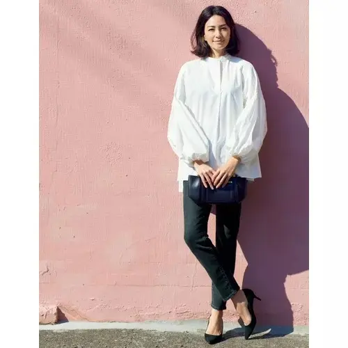 GALLARDAGALANTE×eclat 袖ボリュームシャツ ￥19,800