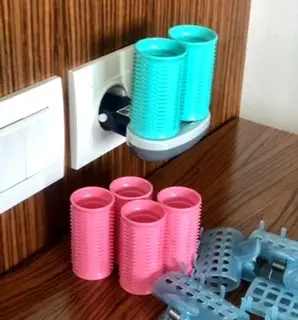 ホットカーラー充電中