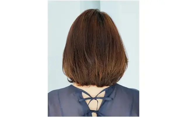 イメチェンに！毛先ワンカールパーマをプラス【50代髪型・ヘアスタイル】