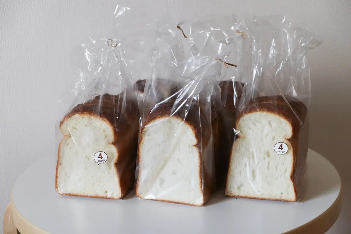 「Flip up! 」のパン・ド・ミは毎朝の朝食パン。