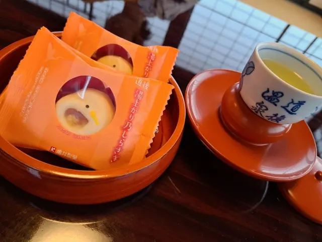 個室でくつろぐ道後温泉本館の画像_18