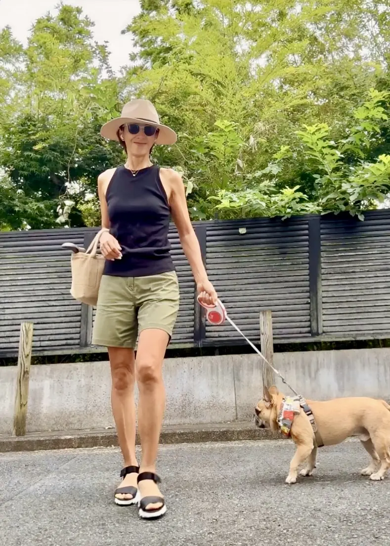 【ユニクロワンピ】でお散歩へ！愛犬と楽しの画像_7