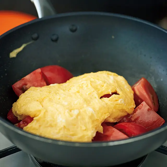 卵とトマト炒め