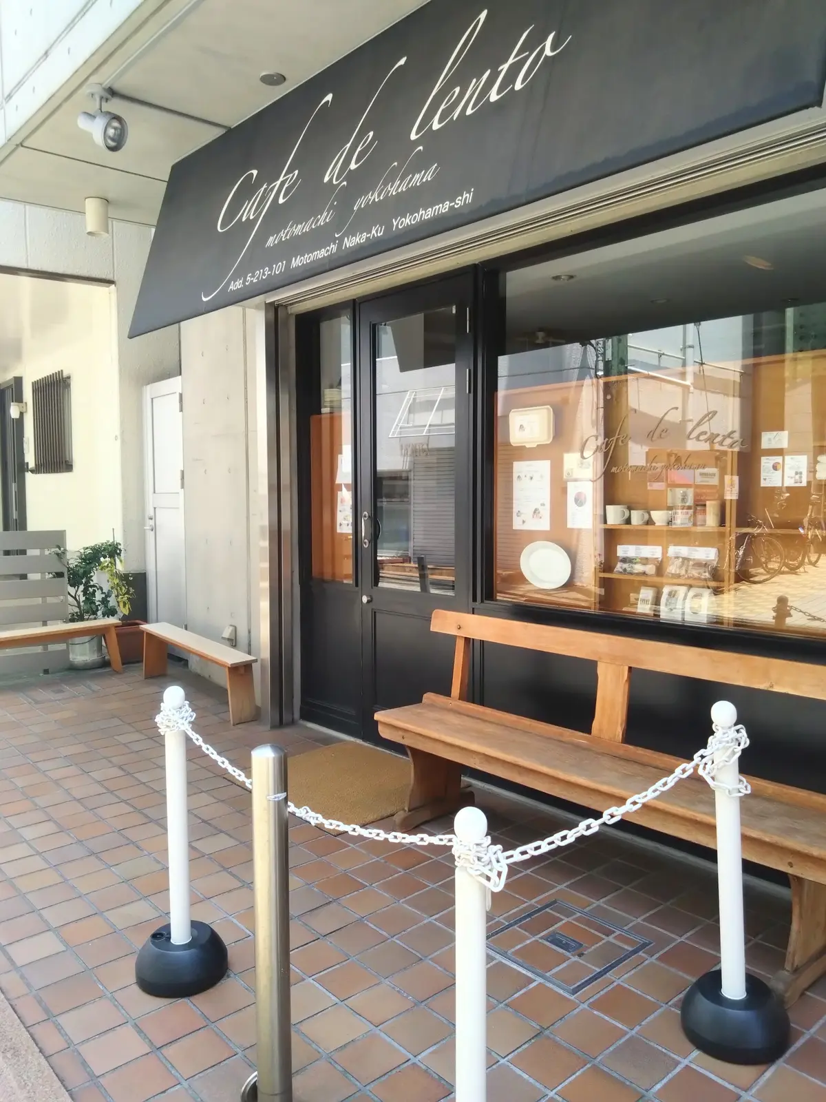 横浜元町商店街、カフェレント、lento