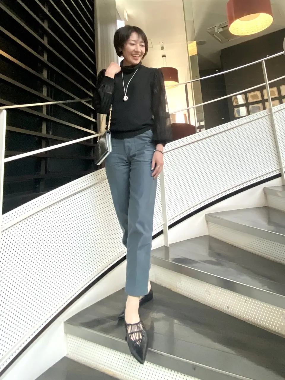 ベーカーパンツコーデ