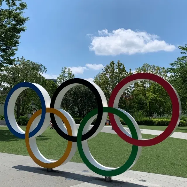 五輪マークと平和