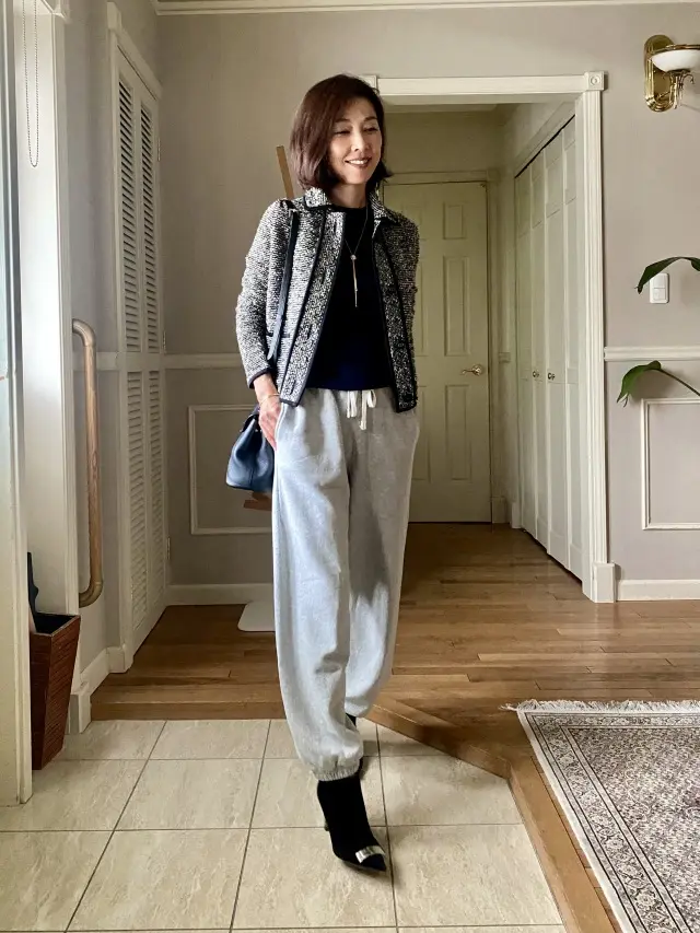 ツイードジャケットコーデの画像_1