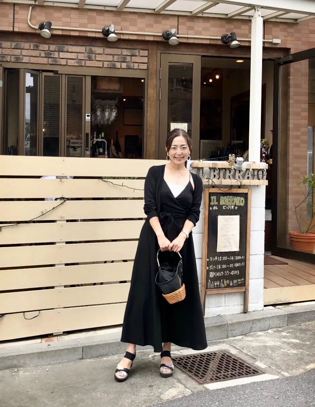 夏の高見えブラックワンピース♡の画像_1