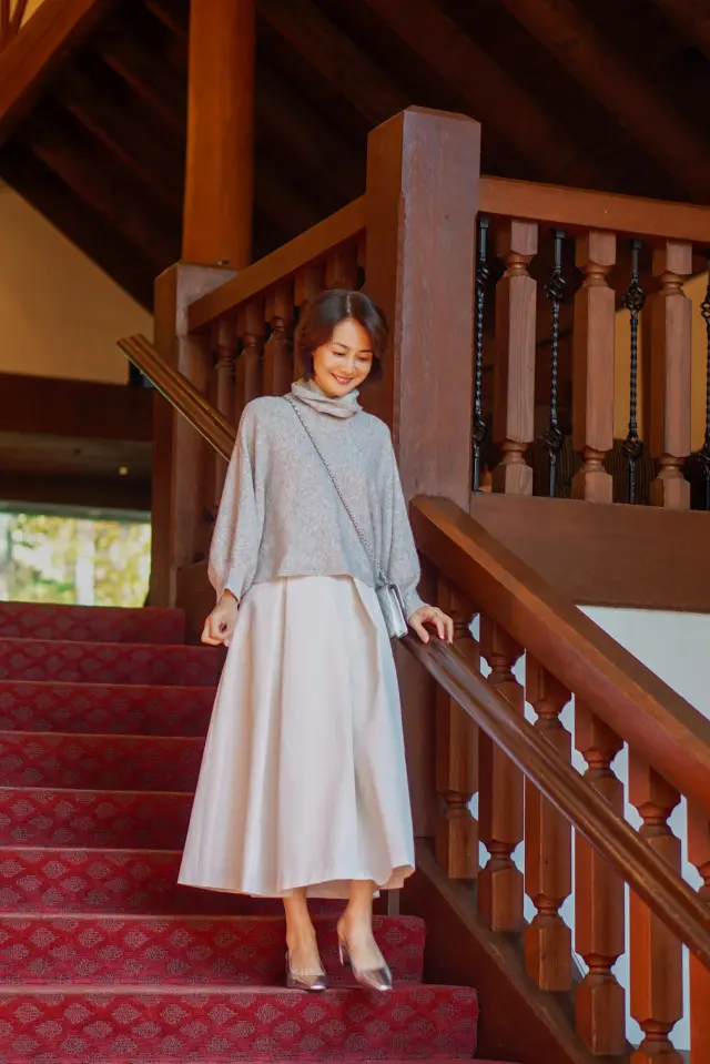 「E by eclatふんわりタックスカの画像_2