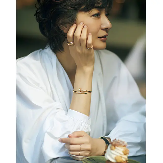 富岡佳子　ゴールドジュエリー