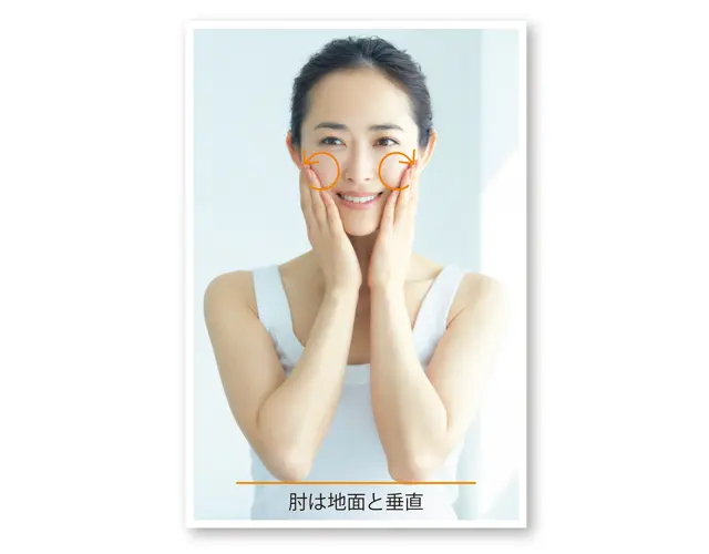 肘は地面と垂直