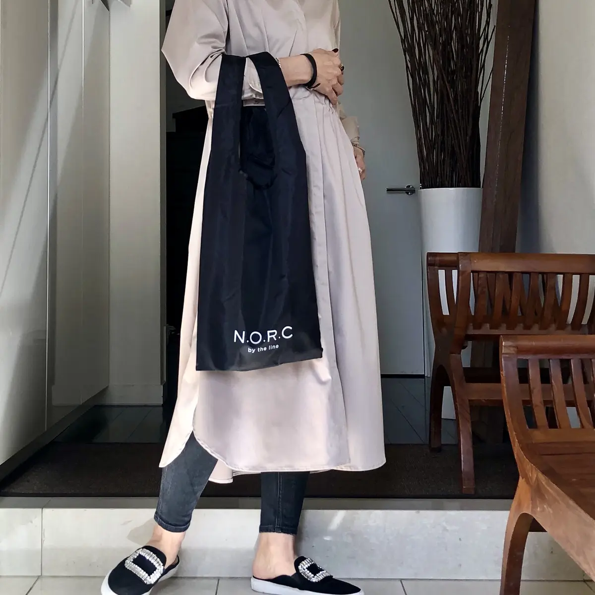 N.O.R.C×éclat 黒ショッパーの画像_6