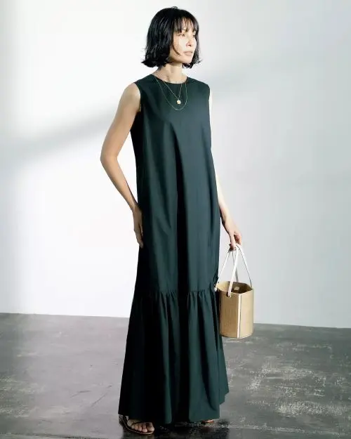 N.O.R.C ティアードヘムワンピース ￥14,500