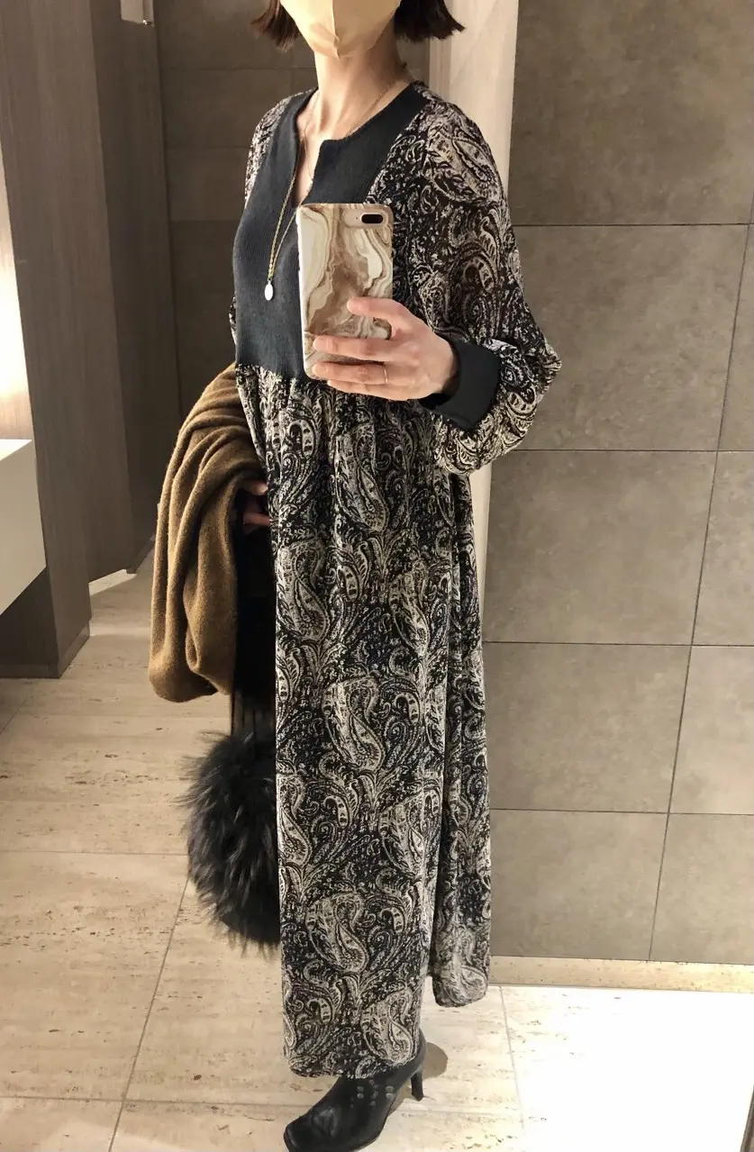 ペイズリーワンピで庭園美術館へ❤︎の画像_9