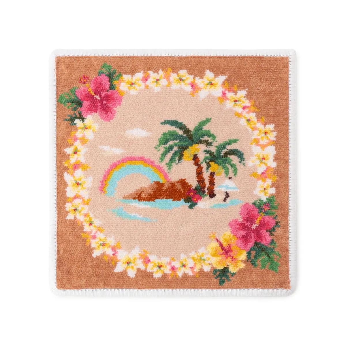 アロハタイム ハンカチ￥2,750（25×25㎝）／フェイラー