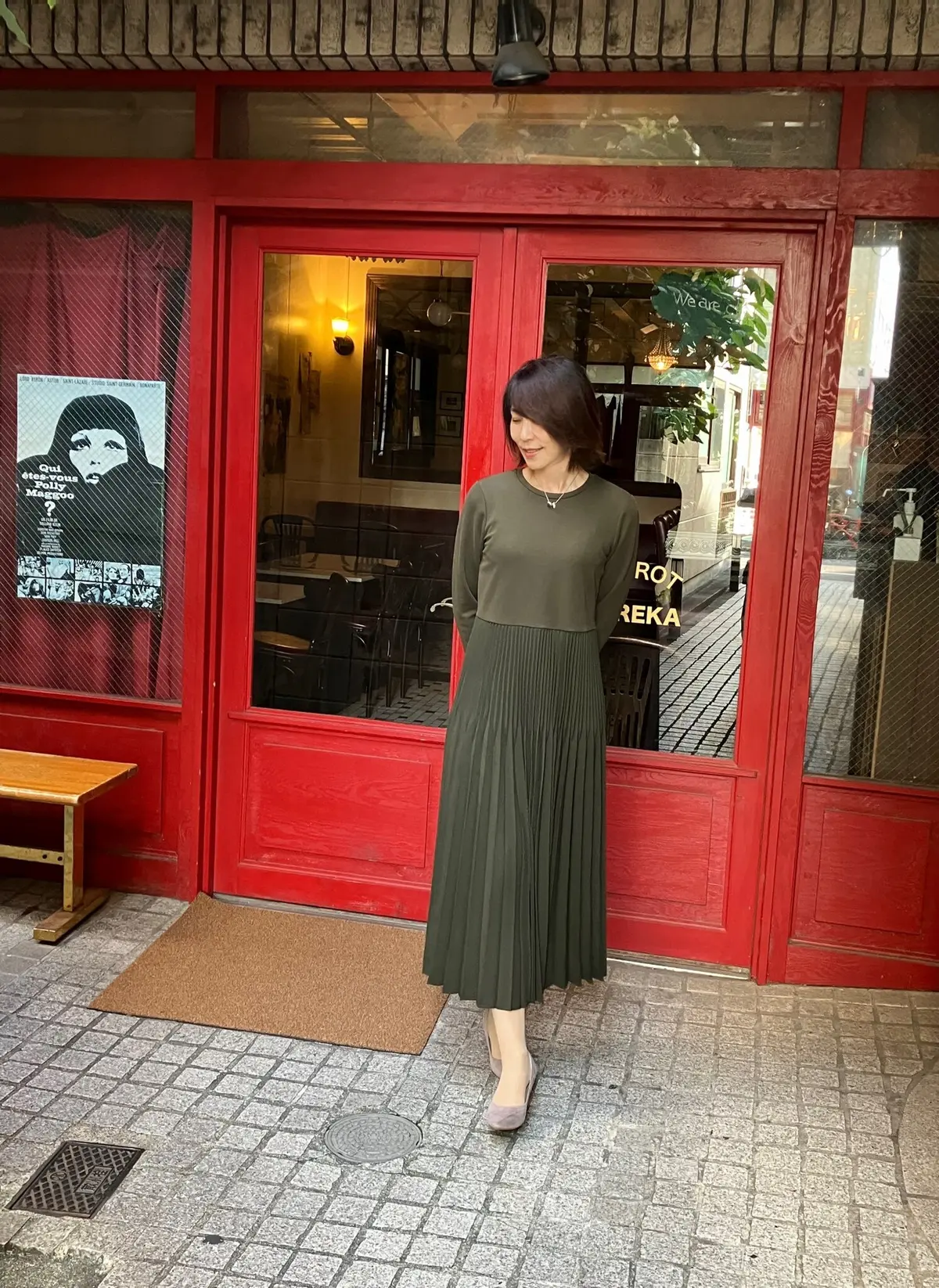 シモキタ　下北沢　EUREKA ランチ ユニクロワンピ　秋ワンピース  Jマダム　明天好好　台湾スイーツ フレンチビストロ　ユニクロコンビネーションワンピース