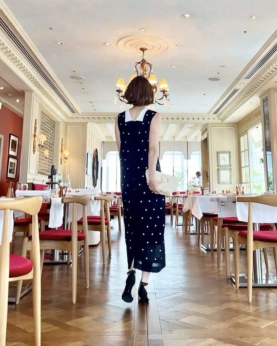 一目惚れドットワンピでフレンチ♩の画像_6