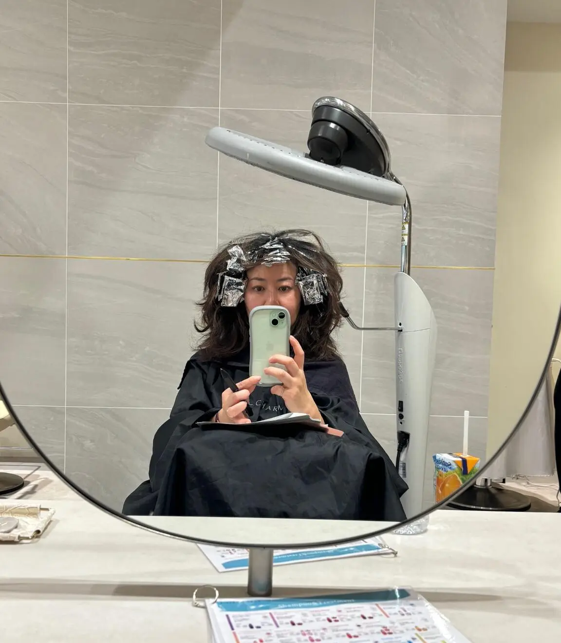 Ms.CHARM　ミズチャーム　ハイライト　白髪ぼかし　ヘアカラー　ヘアチェンジ　外苑前