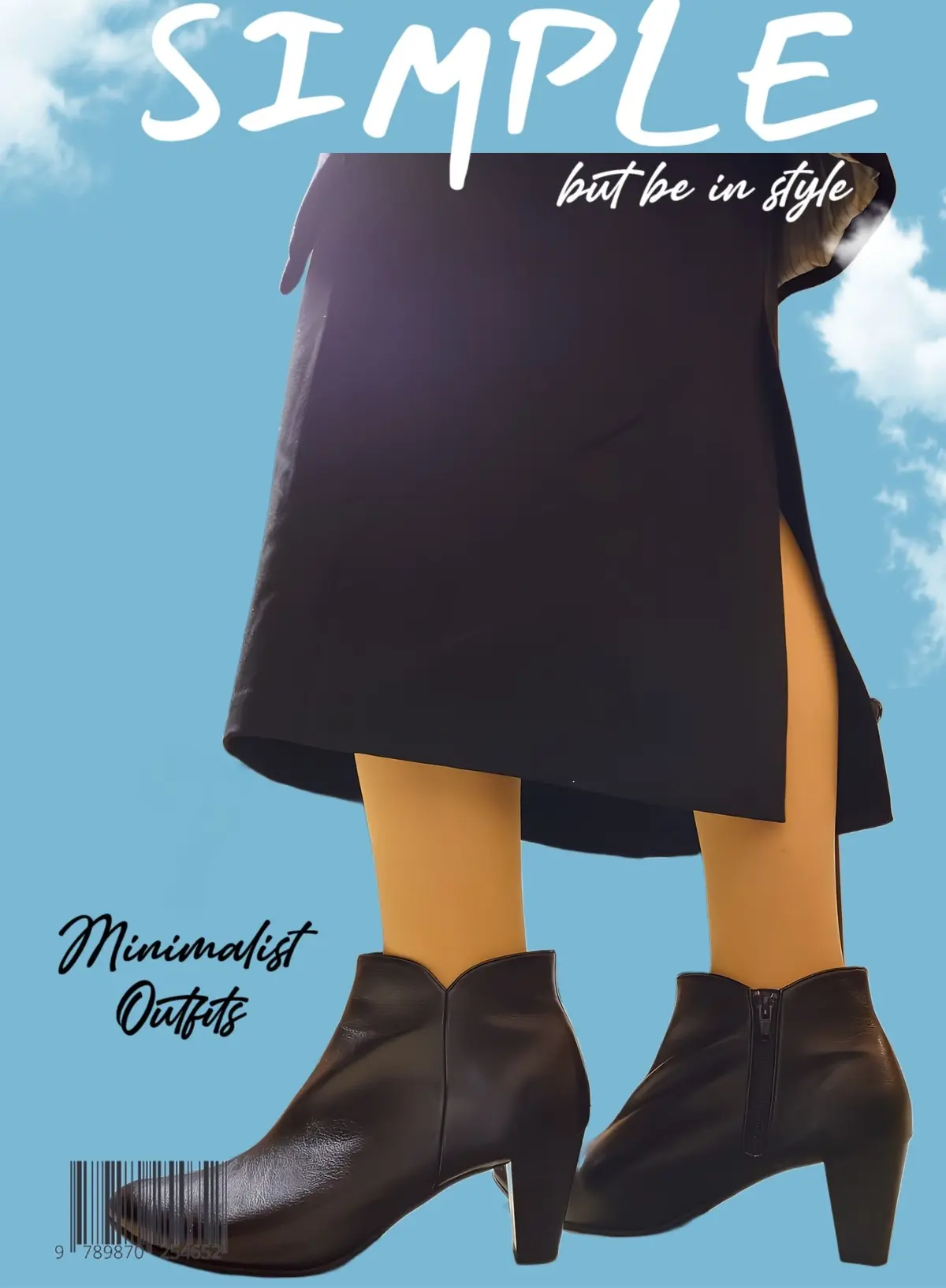 マスタードイエローのタイツ足もと