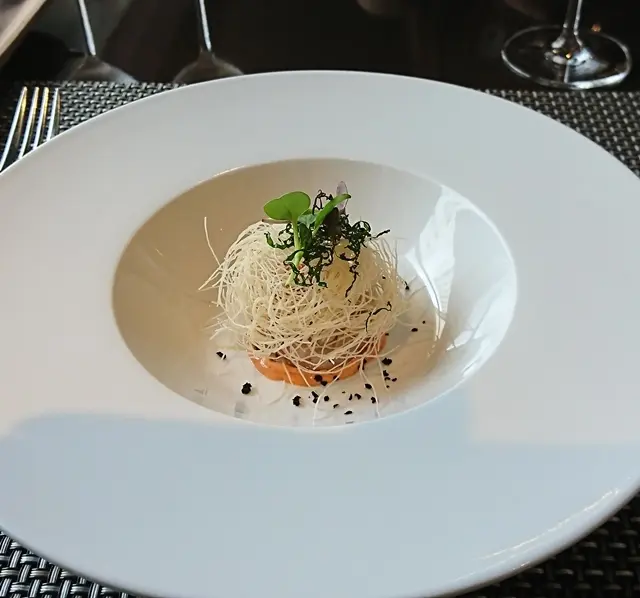 AEL真鯛昆布〆　甘海老　パートカダイフ