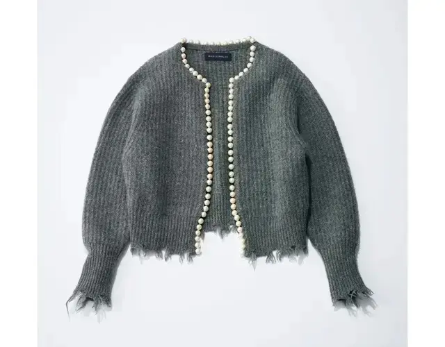 きれいめパールをカジュアルにくずした絶妙バランス