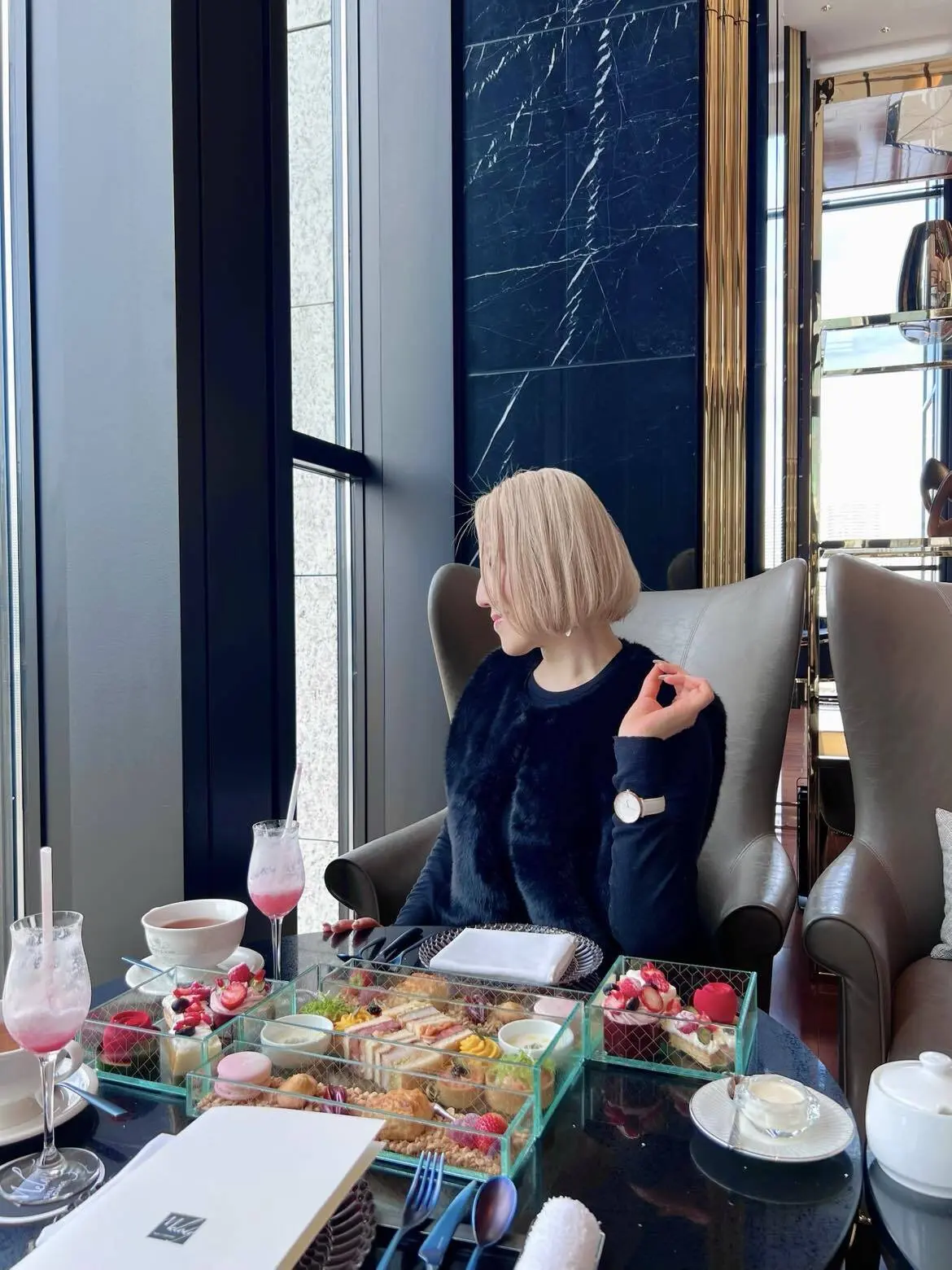 ヒルトン横浜✦ストロベリーアフタヌーンテの画像_5