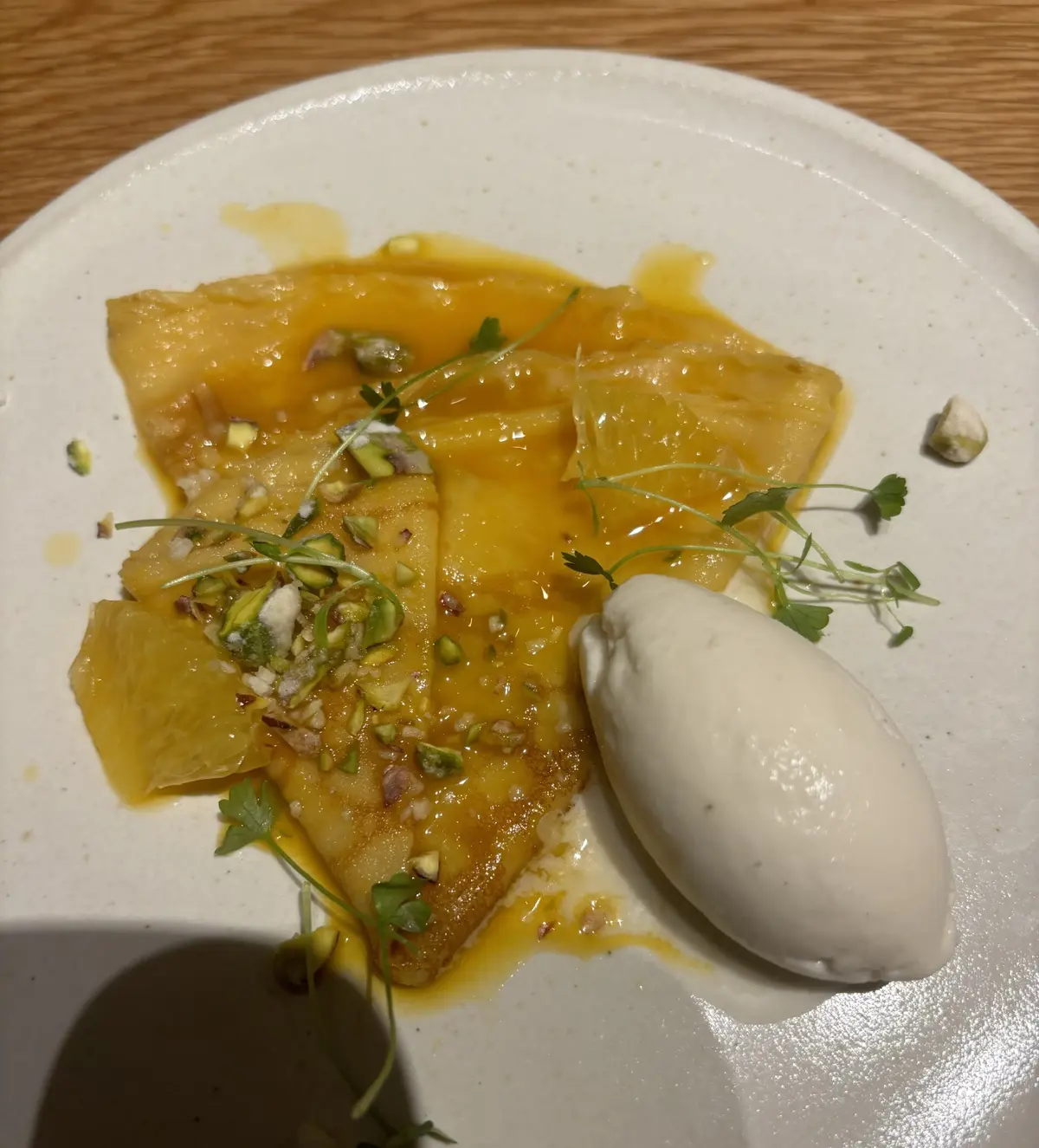 クレープシュゼット　麻布台ヒルズ　Orby　orby.restaurant　ザ・コンランンショップ　The CONRAN SHOP フレンチ　フレンチレストラン ディナー　デセール　スィーツ神谷町　東京　Tokyo