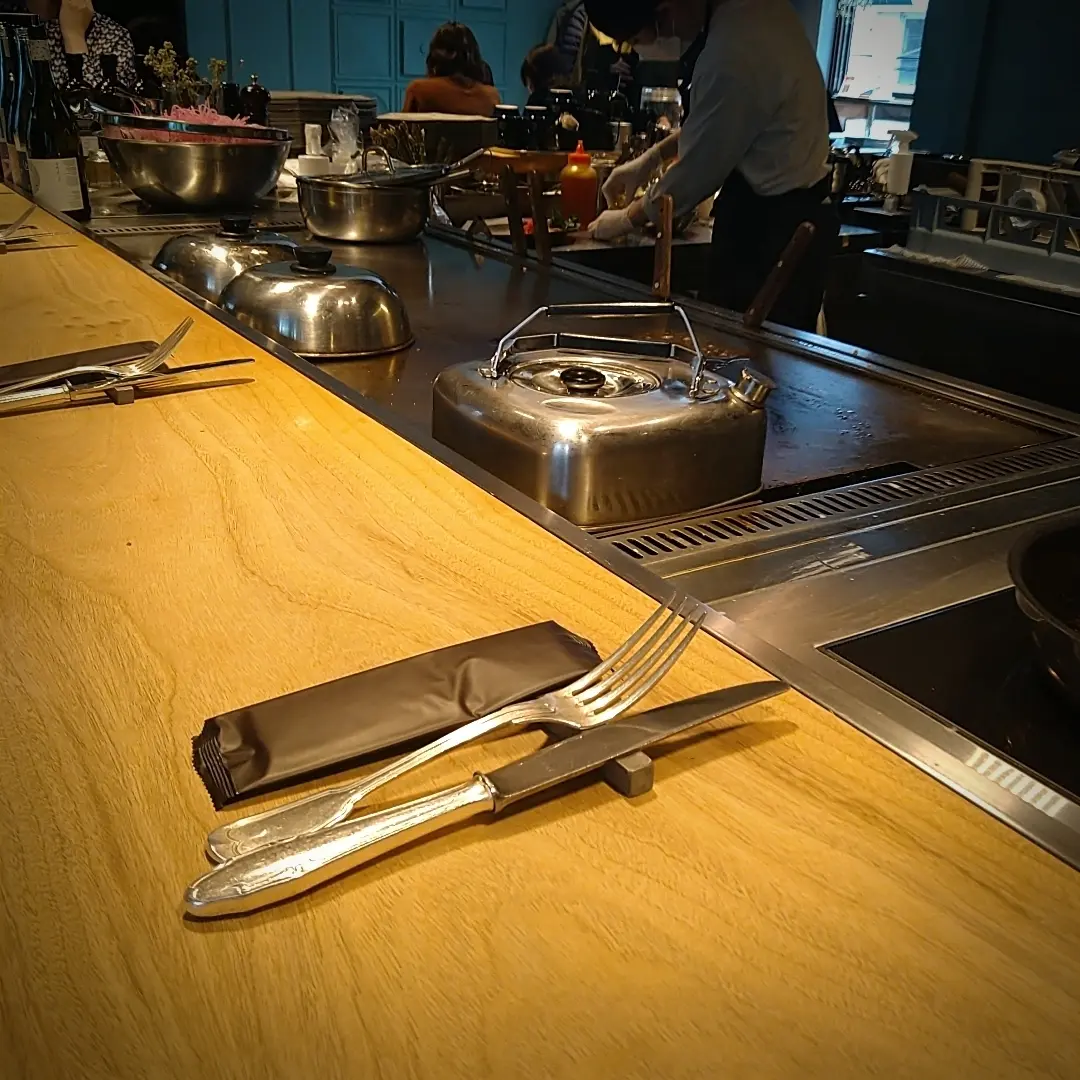 代々木公園の「プルミエメ」カウンター席