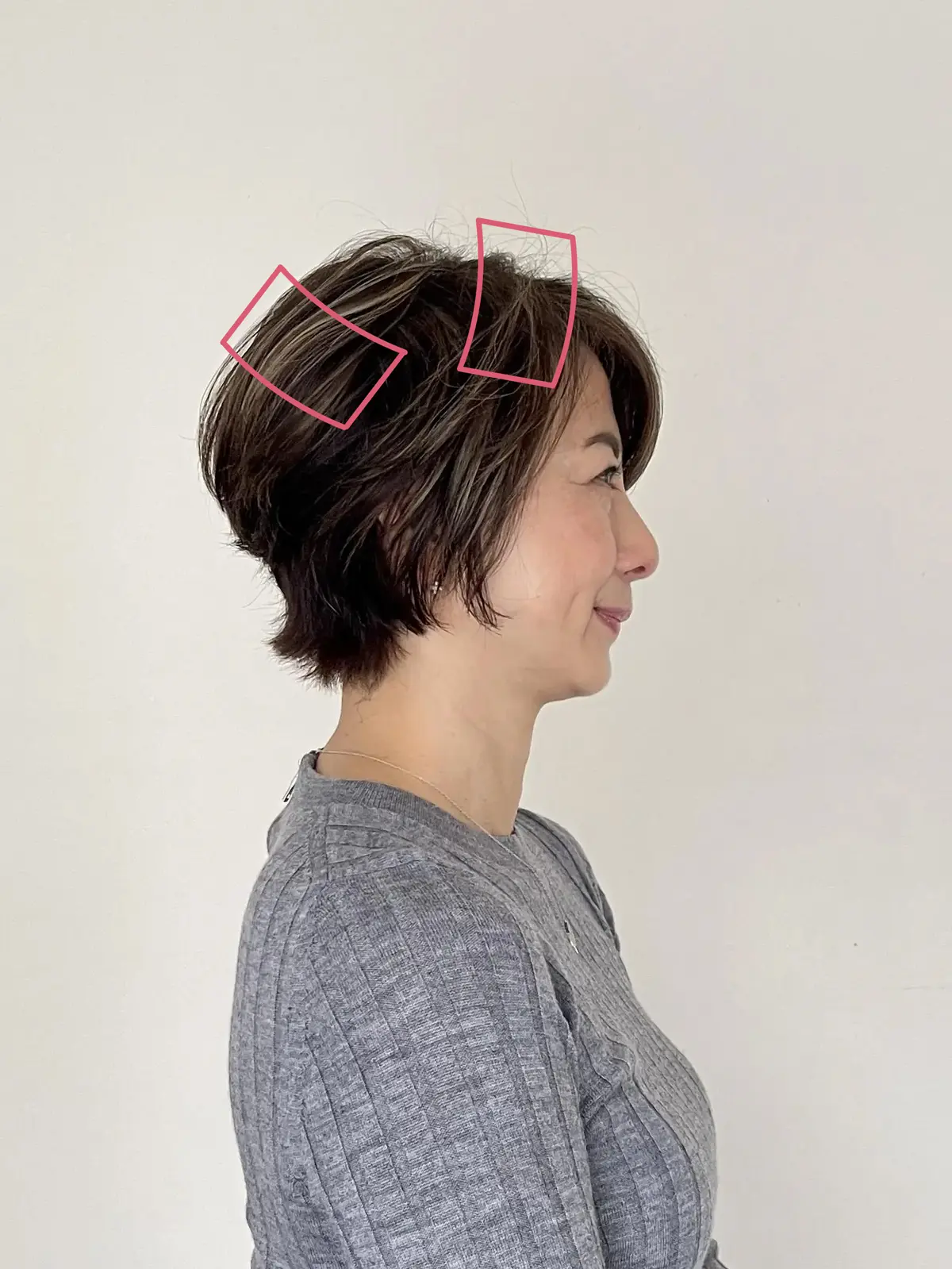 近藤スタイルの作り方のトップとバッグのポイント