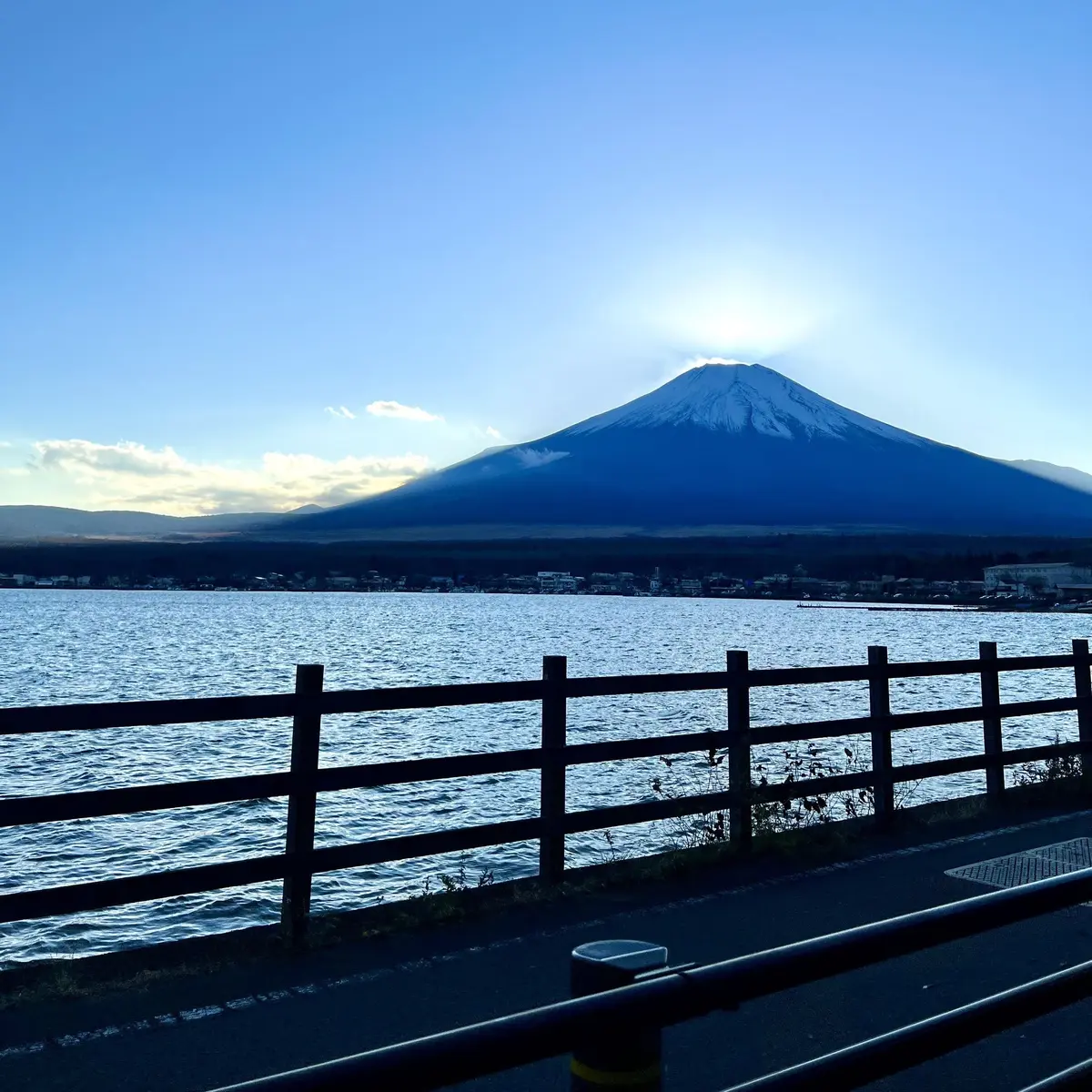 山中湖　富士山
