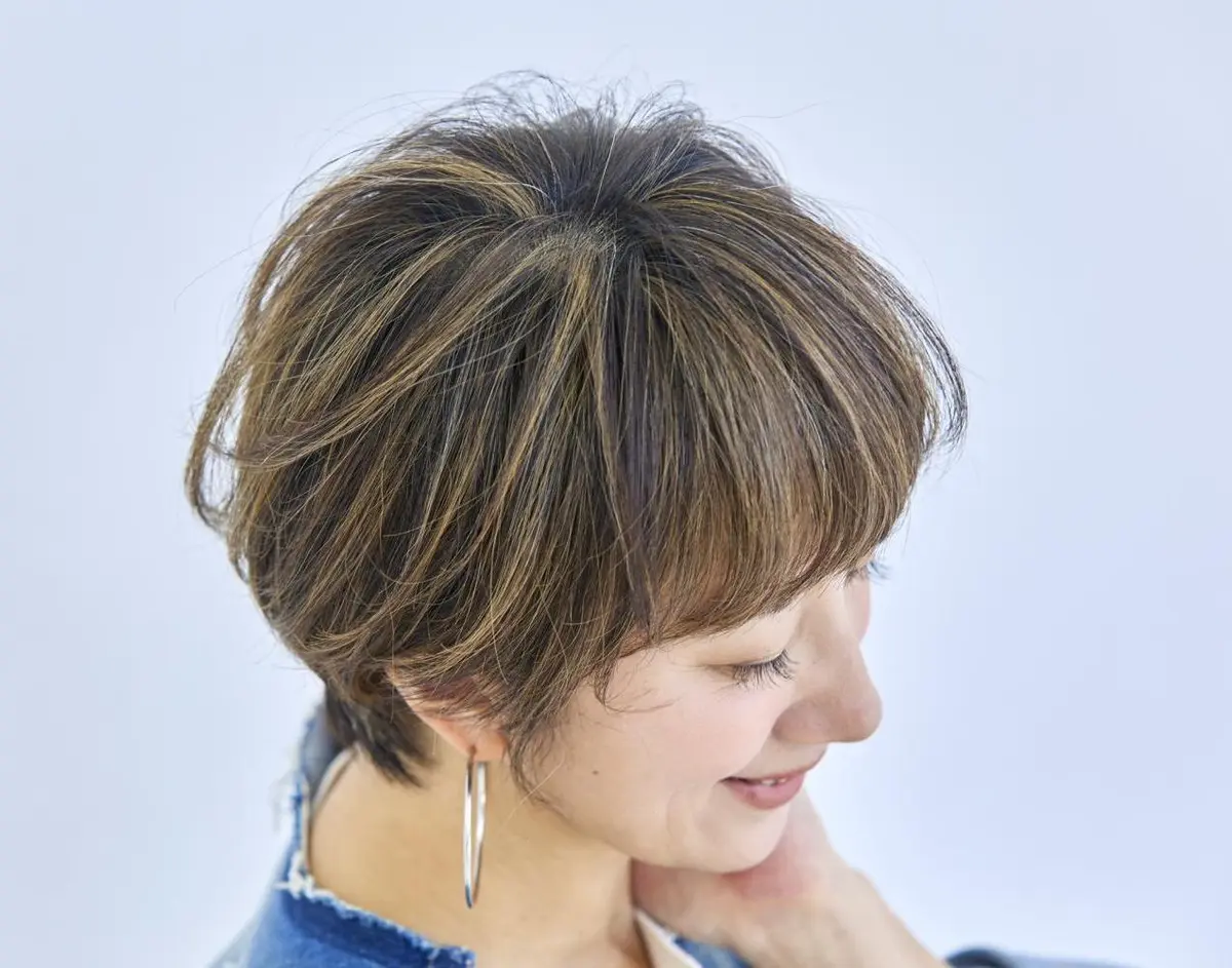 OurAge×Webエクラ  ショートヘア　ヘアスタイル　おしゃれ見えのポイント