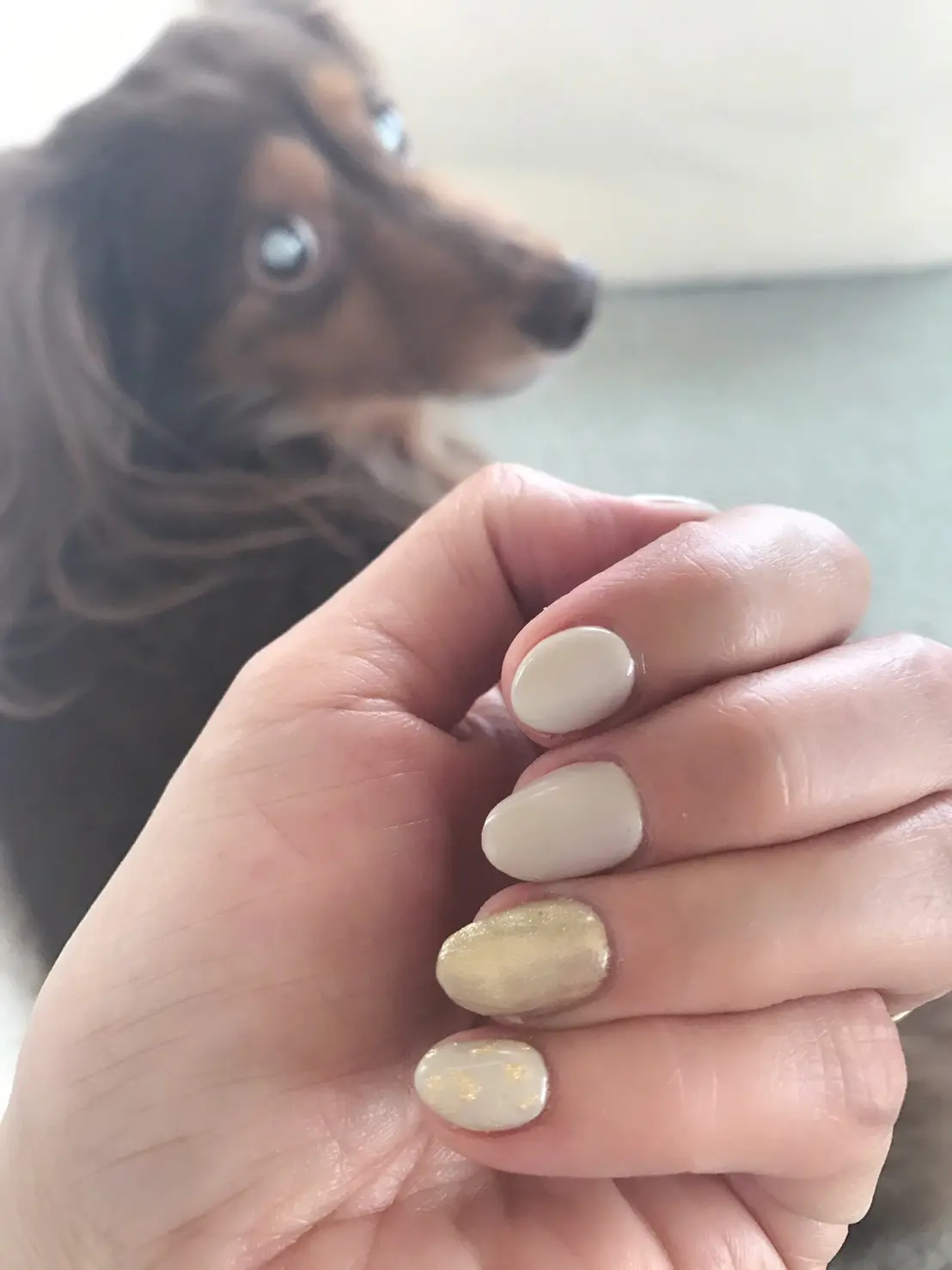 メタリック&レオパードネイルの画像_1