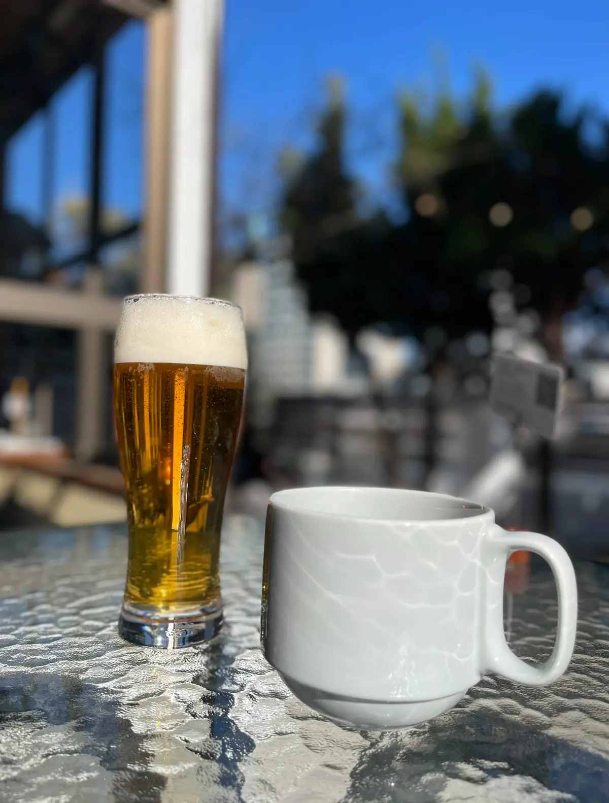 H＆Ｍの桜色ニットとUNIQLOデニムでの画像_6