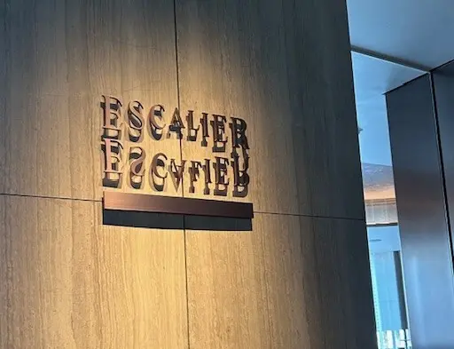 ウェスティン東京のバー　エスカリエ