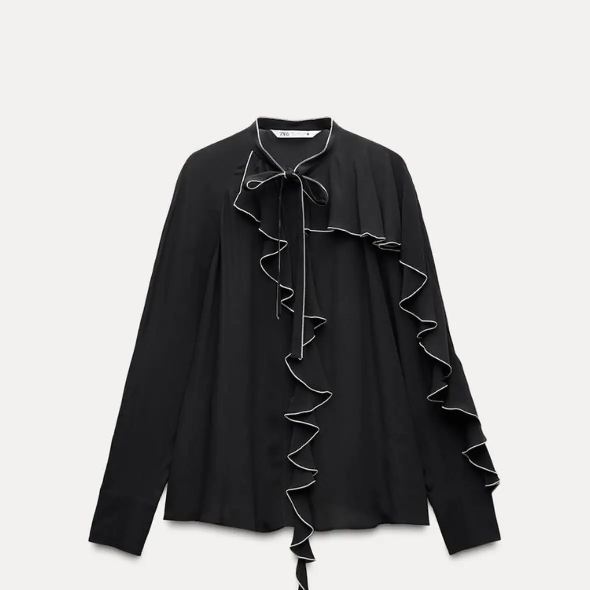 季節の変わり目　ZARAのデザインブラウの画像_5