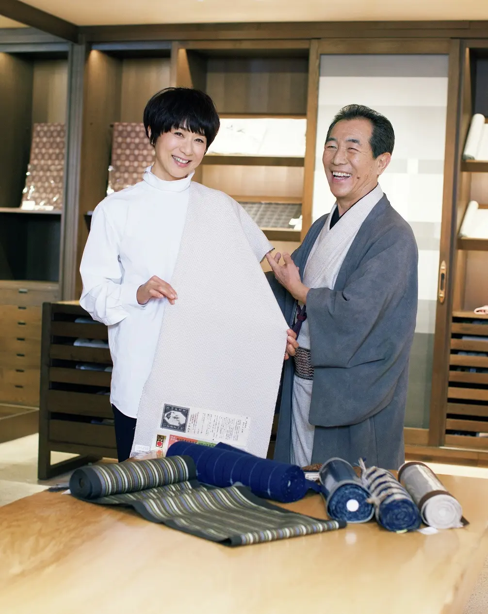 「銀座もとじ」さんで、黒田知永子さんの着の画像_1