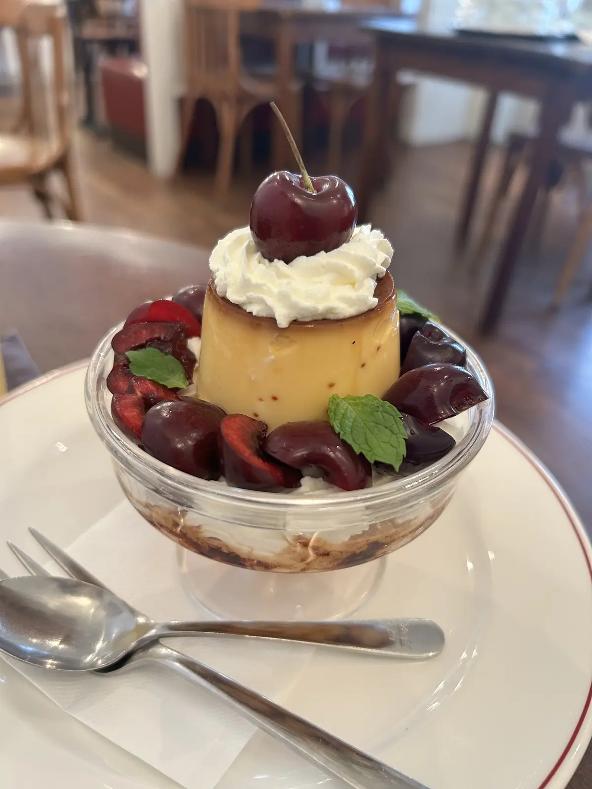 念願の“アメリカンチェリーのプリン” やの画像_1