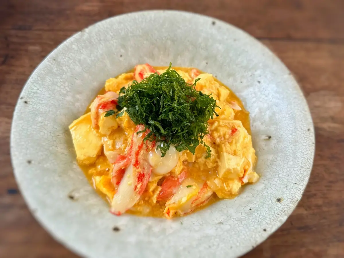 OurAge×Webエクラ　かに玉ふわふわ豆腐