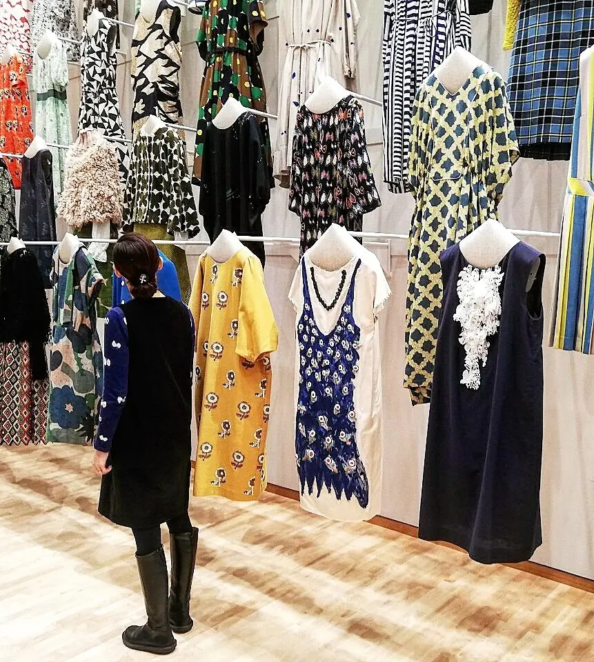 相棒ロングブーツで、ミナペルホネン展∞の画像_4