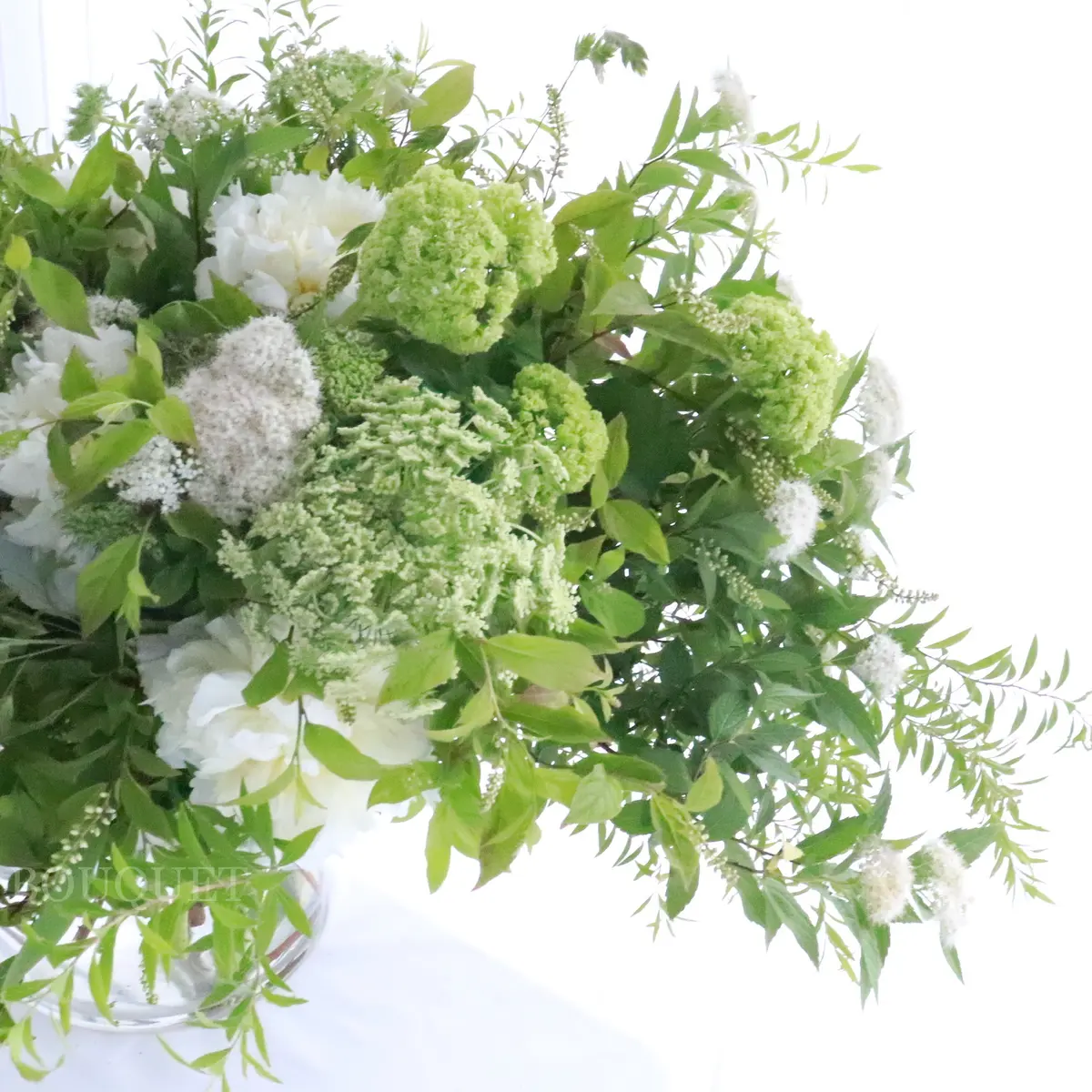 シャンペトルブーケ　芍薬のブーケ　芍薬のシャンペトルブーケ