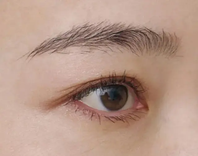 猪狩幸子さん（ビューティエディター）の美眉メソッド メイク前写真