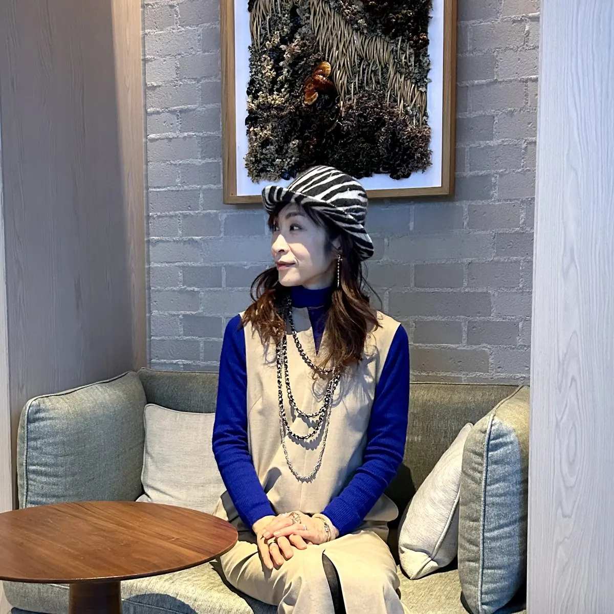 お出かけ気分を盛り上げるゼブラ柄ハット！の画像_1